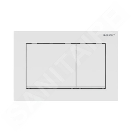 Geberit Omega30 - Plaque de déclenchement, blanc 115.080.11.1