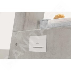 Villeroy & Boch ViConnect - Plaque de déclenchement E300- White Matt / Chrome Matt 922169N5