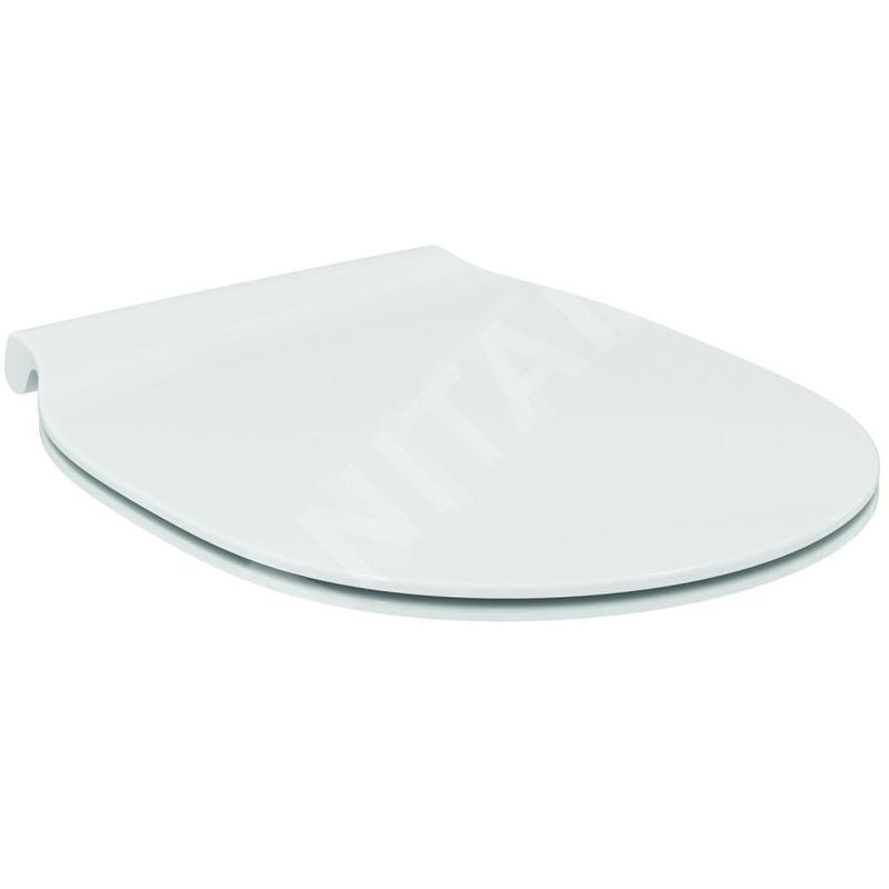 Ideal Standard Connect Air - abattant de toilette ultra plat, 365x445x50 mm, blanc E036501