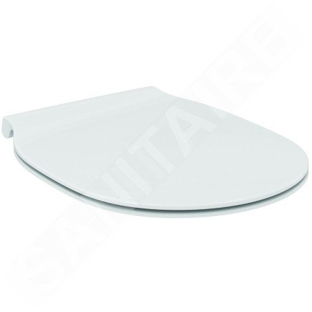 Ideal Standard Connect Air - abattant de toilette ultra plat, 365x445x50 mm, blanc E036501