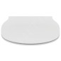 Ideal Standard Connect Air - abattant de toilette ultra plat, 365x445x50 mm, blanc E036501