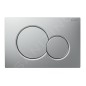 Geberit Sigma01 - Plaque de déclenchement 2 touches, chromé mat 115.770.JQ.5