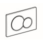 Geberit Sigma01 - Plaque de déclenchement 2 touches, chromé mat 115.770.JQ.5