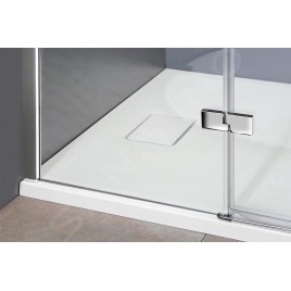 Polysan Fortis Line - Cabine de douche, 900x900 mm, gauche, chrome/verre clair FL5590L