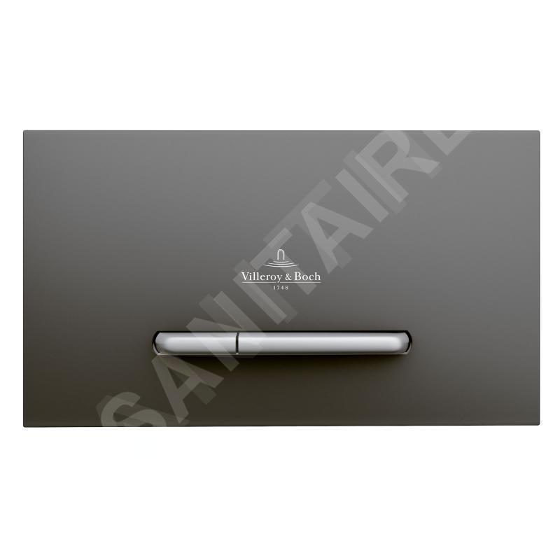 Villeroy & Boch ViConnect - Plaque de déclenchement E300- Abthracite Matt / Chrome Matt 922169D8 Villeroy & Boch ViConnect - Plaque de déclenchement E300- Abthracite Matt / Chrome Matt 922169D8