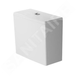 Duravit ME by Starck - Réservoir 395 x 180 mm avec mécanisme double touche, pour alimentation latérale, WonderGliss, blanc