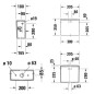 Duravit ME by Starck - Réservoir 395 x 180 mm avec mécanisme double touche, pour alimentation latérale, WonderGliss, blanc Duravit ME by Starck - Réservoir 395 x 180 mm avec mécanisme double touche, pour alimentation latérale, WonderGliss, blanc