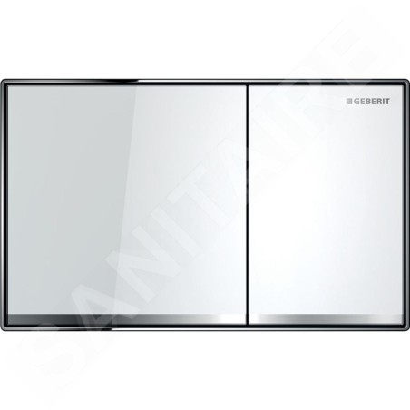 Geberit Sigma60 - Plaque de déclenchement Sigma60, blanc verre 115.640.SI.1