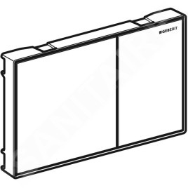 Geberit Sigma60 - Plaque de déclenchement Sigma60, blanc verre 115.640.SI.1