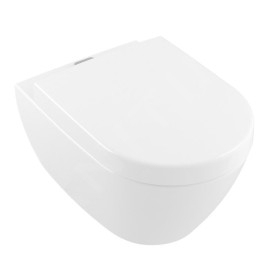 Villeroy & Boch Subway 2.0 - WC suspendu, fond creux, Aquareduct, DirectFlush, avec CeramicPlus, blanc alpin 5614A1R1