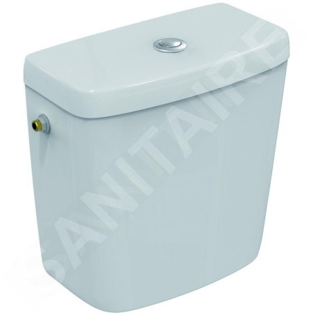 Ideal Standard Contour 21 - Réservoir de chasse, alimentation par le côté, blanc E876001