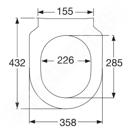 Villeroy & Boch Avento - Abattant de WC SlimSeat, SoftClosing, blanc alpin 9M87S101