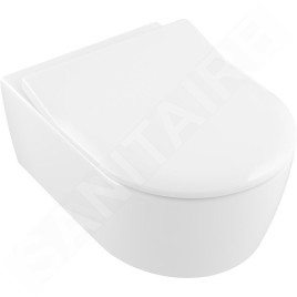 Villeroy & Boch Avento - Abattant de WC SlimSeat, SoftClosing, blanc alpin 9M87S101