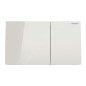 Geberit Sigma70 - Plaque de déclenchement, verre/gris sable 115.622.JL.1