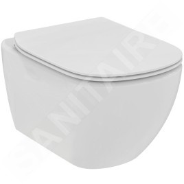 Ideal Standard Tesi - WC suspendu avec abattant SoftClose, RimLS+, blanc T536001