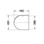 Duravit Starck 3 - Abattant de toilette Softclose, blanc 0067790000