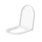 Duravit ME by Starck - Abattant de toilette, blanc alpin 0020010000