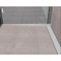 Sapho Canniveaux de vidage - Barre de drainage pour gouttière, longueur 1500 mm, gauche, acier inoxydable brossé SPD1510-L