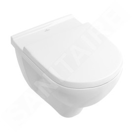 Villeroy & Boch O.novo - WC suspendu avec abattant SoftClosing, DirectFlush, CeramicPlus, blanc alpin 5660HRR1