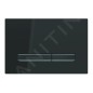 Geberit Sigma50 - Plaque de déclenchement 2 touches, noir / chromé noir 115.671.DW.2