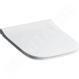 Geberit Smyle Square - Abattant WC, softclose, blanc 500.240.01.1