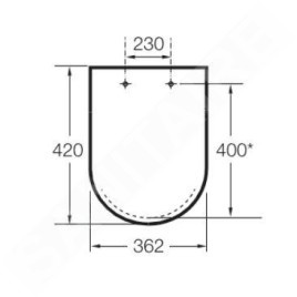 Roca Meridian - Abattant WC, SlowClose, blanc A8012AC00B