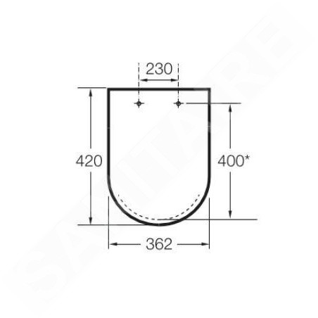 Roca Meridian - Abattant WC, SlowClose, blanc A8012AC00B