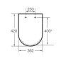 Roca Meridian - Abattant WC, SlowClose, blanc A8012AC00B