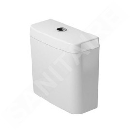 Duravit D-Code - Réservoir, Dual-Flush, alimentation par la droite/ le gauche, blanc alpin 0927000004
