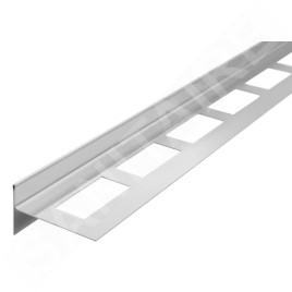 Sapho Canniveaux de vidage - Barre de drainage pour gouttière, longueur 1500 mm, gauche, acier inoxydable brossé SPD1512-L