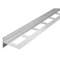 Sapho Canniveaux de vidage - Barre de drainage pour gouttière, longueur 1500 mm, gauche, acier inoxydable brossé SPD1512-L