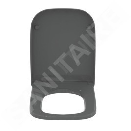 Ideal Standard i.Life B - Abattant WC wrapover, SoftClose, gris brillant T468358
