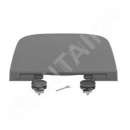 Ideal Standard i.Life B - Abattant WC wrapover, SoftClose, gris brillant T468358