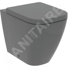 Ideal Standard i.Life B - Abattant WC wrapover, SoftClose, gris brillant T468358