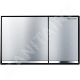 Geberit Omega60 - Plaque de déclenchement OMEGA60, chrome brossé 115.081.GH.1