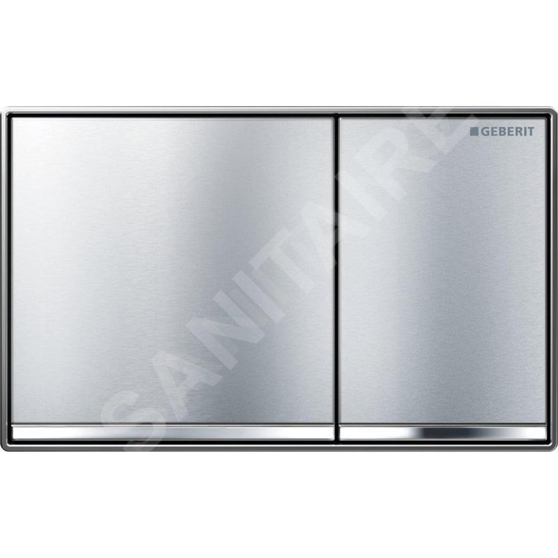Geberit Omega60 - Plaque de déclenchement OMEGA60, chrome brossé 115.081.GH.1