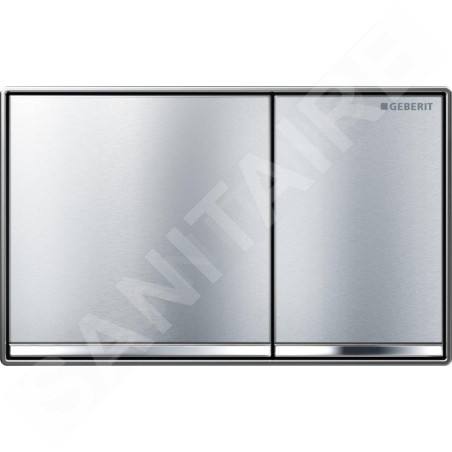 Geberit Omega60 - Plaque de déclenchement OMEGA60, chrome brossé 115.081.GH.1
