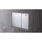Geberit Omega60 - Plaque de déclenchement OMEGA60, chrome brossé 115.081.GH.1