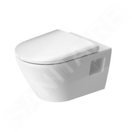 Duravit D-Neo - WC suspendu avec abattant SoftClose, Rimless, blanc 45780900A1