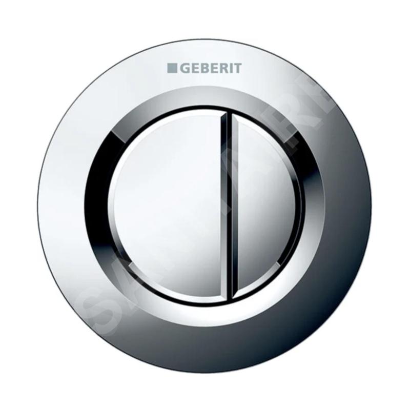 Geberit Systèmes de chasse d’eau - Télécommande de chasse d’eau type 01, chrome brillant 116.043.21.1 Geberit Systèmes de chasse d’eau - Télécommande de chasse d’eau type 01, chrome brillant 116.043.21.1