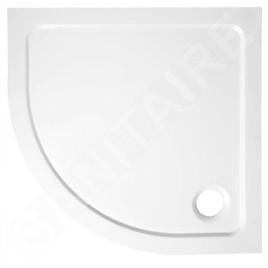 Aqualine Receveurs - Receveur de douche en quart de cercle TECMI, 900x900x30 mm, blanc PQ559