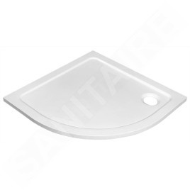 Aqualine Receveurs - Receveur de douche en quart de cercle TECMI, 900x900x30 mm, blanc PQ559