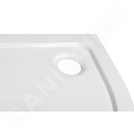 Aqualine Receveurs - Receveur de douche en quart de cercle TECMI, 900x900x30 mm, blanc PQ559
