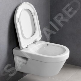Villeroy & Boch Architectura - WC suspendu, sortie arrière, DirectFlush, CeramicPlus, blanc alpin 5684R0R1