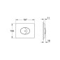 Grohe Skate Air - Bouton de commande, blanc alpin 38506SH0