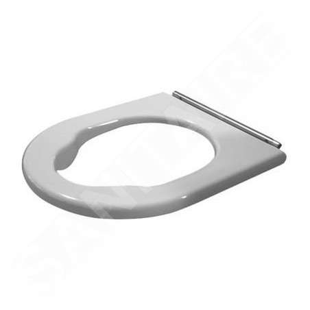 Duravit Starck 3 - Abattant de toilette Vital, sans couvercle, blanc 0062610000