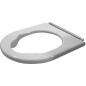 Duravit Starck 3 - Abattant de toilette Vital, sans couvercle, blanc 0062610000