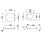 Duravit DuraStyle - Abattant de toilette SoftClose, blanc 0020790000