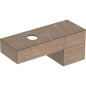 Geberit VariForm - Meuble pour lavabo, 1350x510x550 mm, 3 tiroirs, bouchon anti-odeurs, chêne 501.193.00.1 Geberit VariForm - Meuble pour lavabo, 1350x510x550 mm, 3 tiroirs, bouchon anti-odeurs, chêne 501.193.00.1