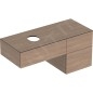 Geberit VariForm - Meuble pour lavabo, 1200x510x550 mm, 3 tiroirs et bouchon anti-odeurs, chêne 501.187.00.1 Geberit VariForm - Meuble pour lavabo, 1200x510x550 mm, 3 tiroirs et bouchon anti-odeurs, chêne 501.187.00.1